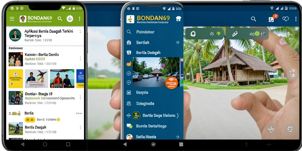 Tampilan antarmuka aplikasi BONDAN69 yang informatif.